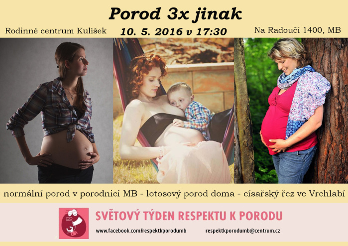 Porod 3x jinak