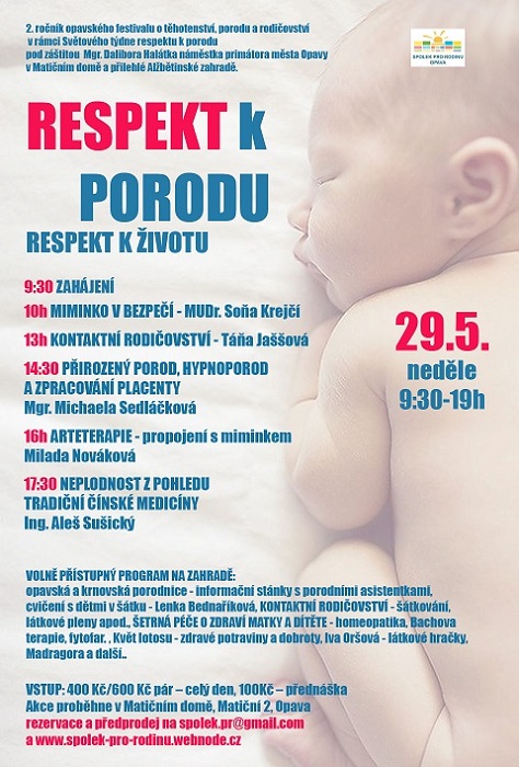 Respekt k porodu - respekt k životu 